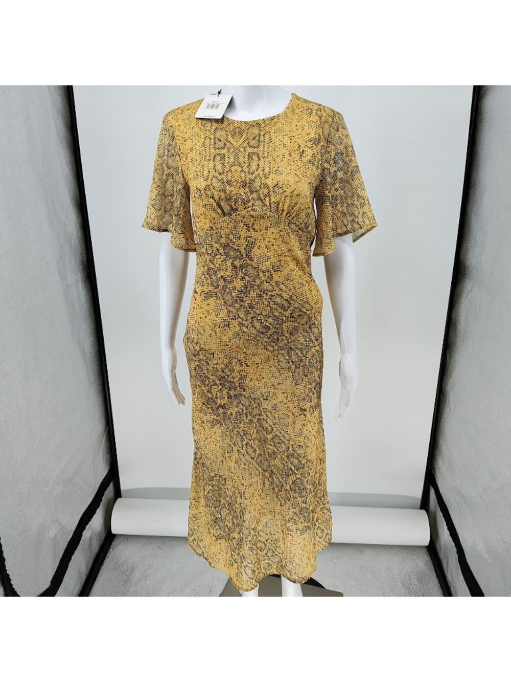 NWT Third Form Women's Yellow Animal Instincts Bias T-Shirt Dress (Size 2)